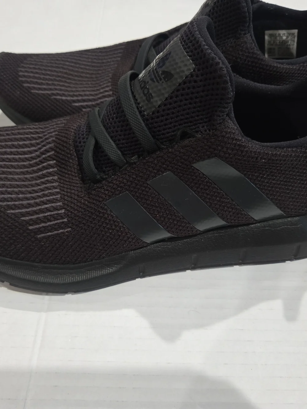Mens adidas Swift Run Athletic Lifestyle Running Shoes Sneakers Black